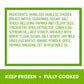 Just Bare Lightly Breaded Chicken Breast Strips | Fully Cooked | 16G Protein |Frozen | 1.50 LB