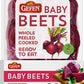 Gefen Red Baby Beets, 8.8 oz (2 Pack) | Whole, Peeled and Cooked | Ready to Eat | Salad Ready