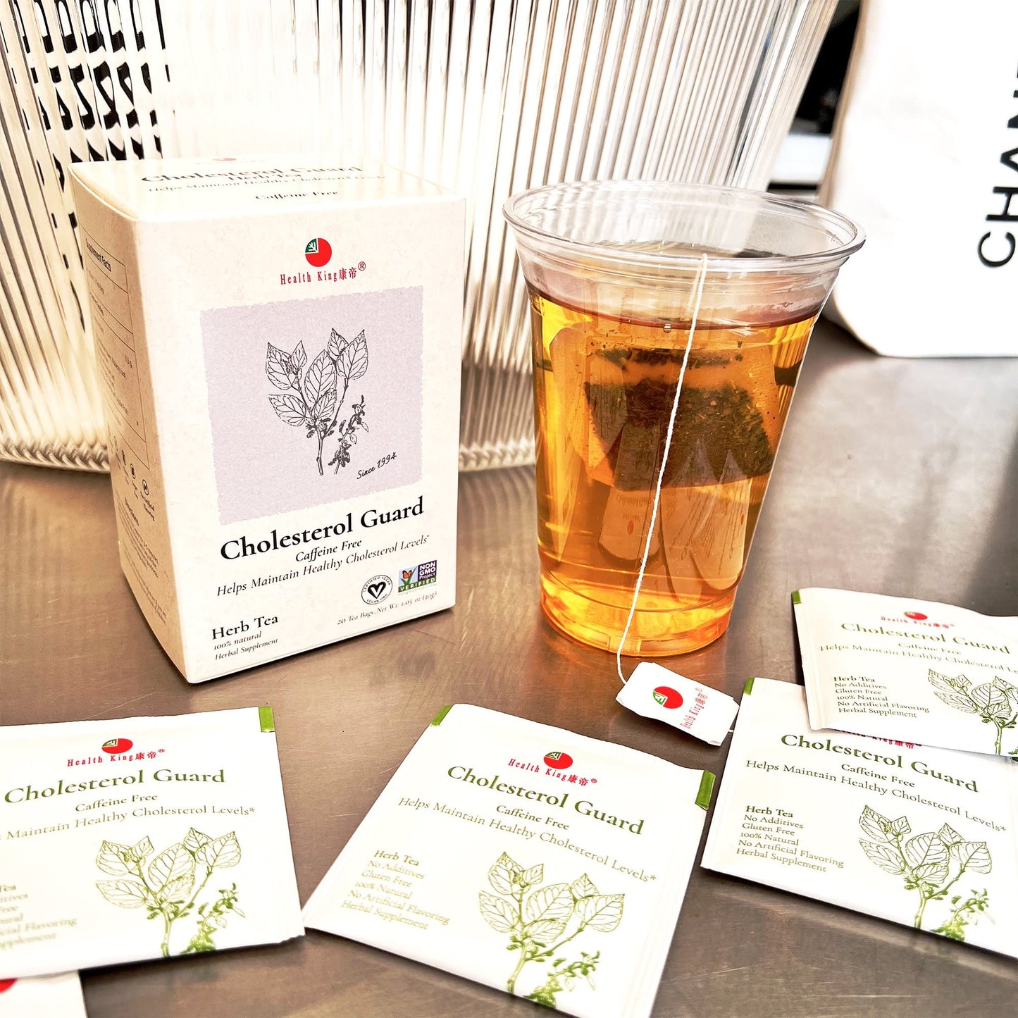 Cholestrol Guard Tea - 20 - Bag By Health King
