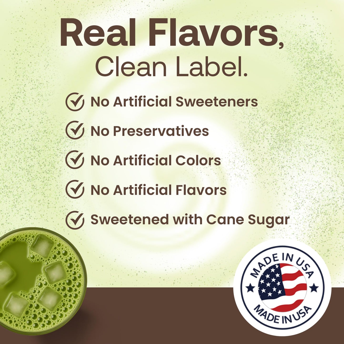 Dr. Smoothie Matcha Green Tea Latte, No Artificial Additives, 51mg Caffeine, 56 Ounce, 30 Servings