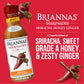 Briannas - Sriracha Honey Ginger Marinade - Small Batch, Gluten Free Marinade Made With Premium Ingredients - 12 Oz. Bottles - 6