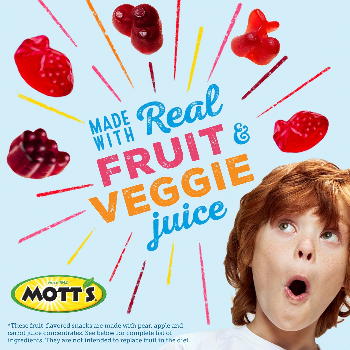 Motts Mixed Berry Fruit Snacks, 1.6 Oz, 144 Count