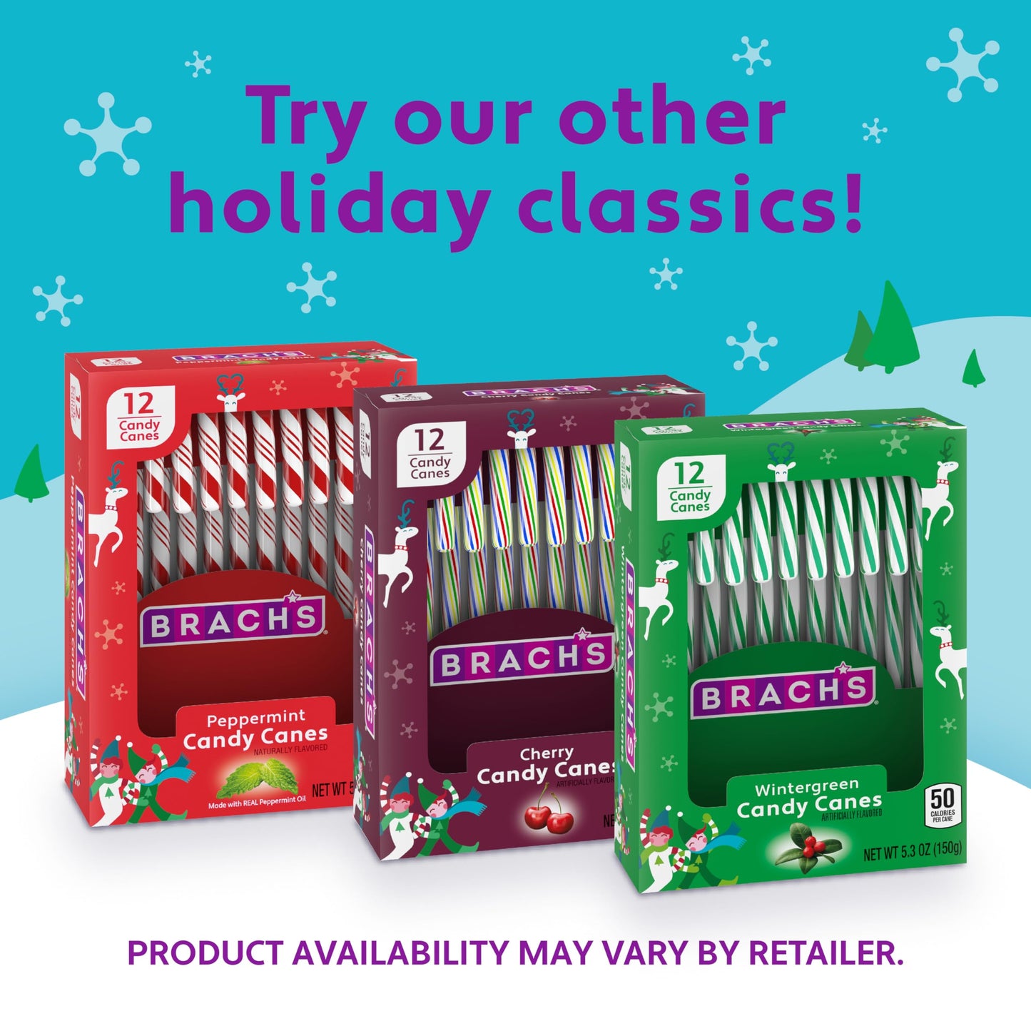 Brach'S Mini Candy Canes Tub, 260 Count