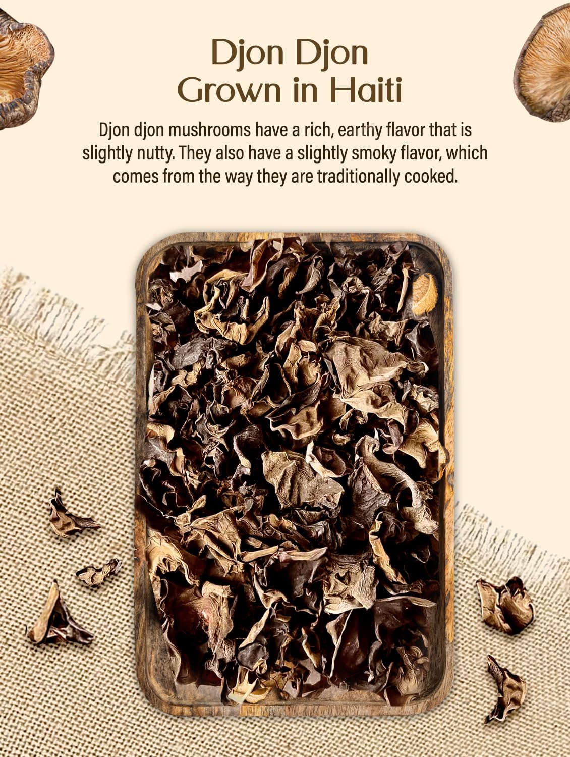Djon Djon - 2 Oz - Grown In Haiti - 100% Ayisyen