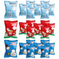 4Es Novelty 24 Packets 3 Assorted Mini Marshmallows - Individually Wrapped Marshmallows Packets for Hot Chocolate & Marshmallows Cocoa Toppers  Vanilla Flavored