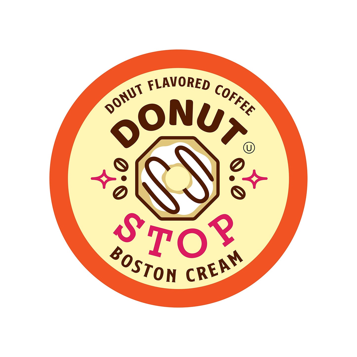 Donut Stop Boston Cream Flavored Pods for 2.0 K Cup Brewers, 40 Count