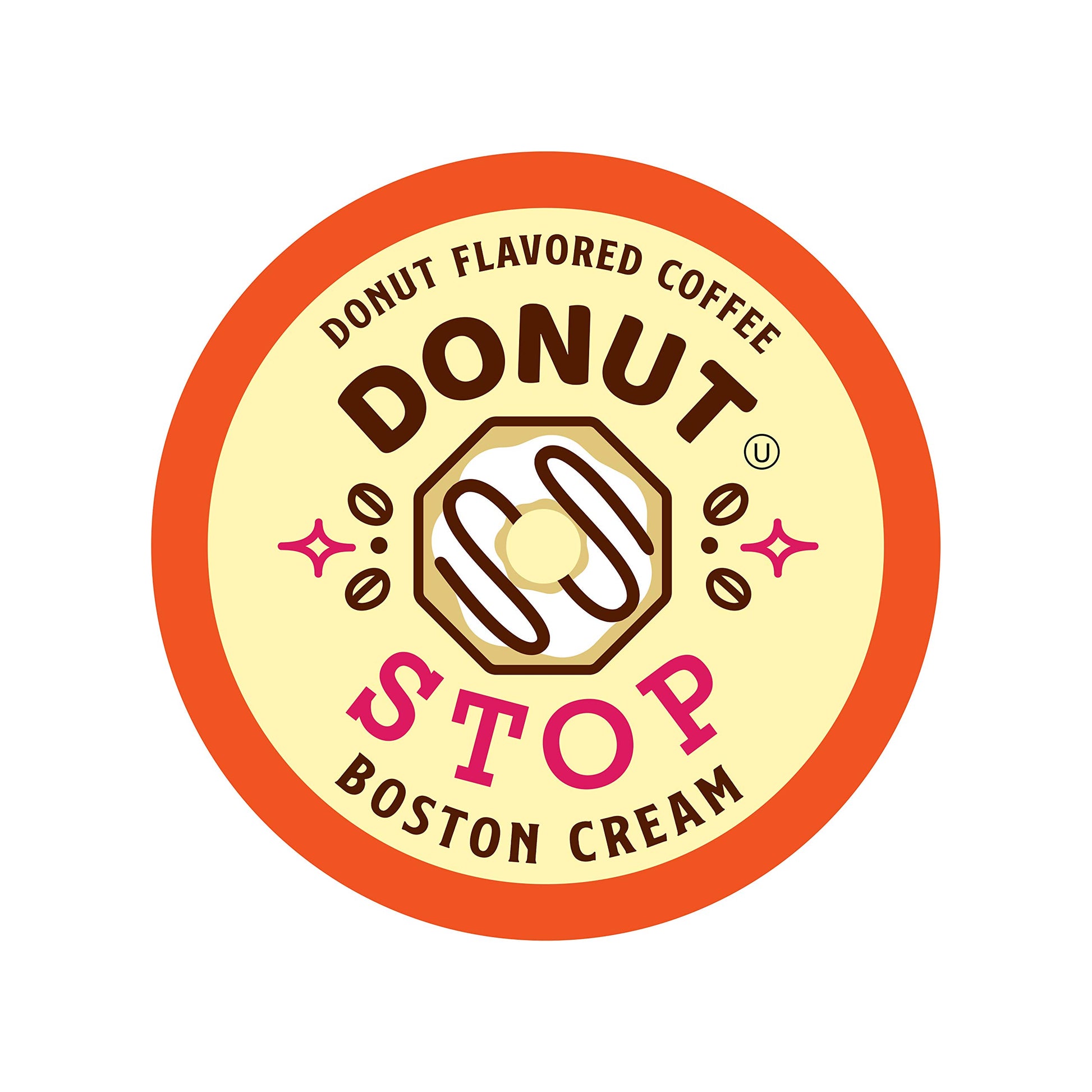 Donut Stop Boston Cream Flavored Pods for 2.0 K Cup Brewers, 40 Count