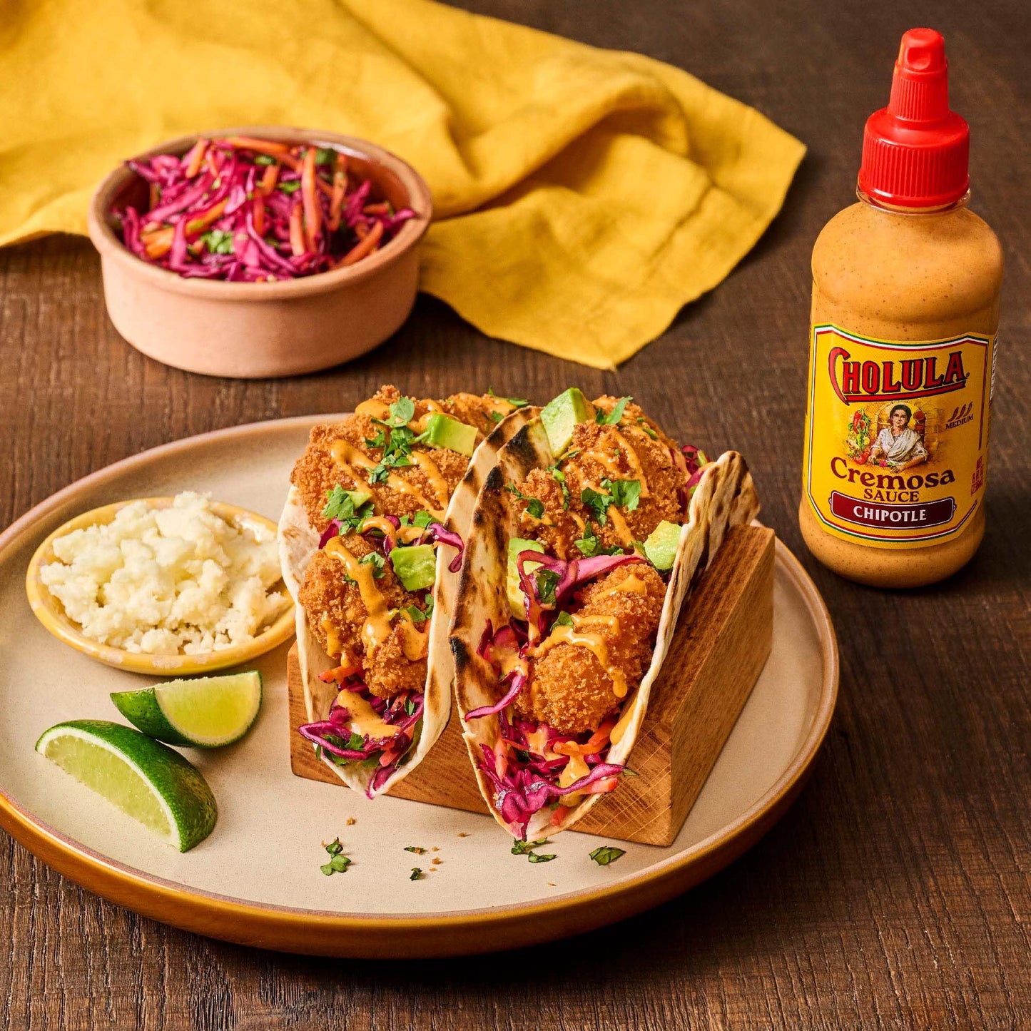 Cholula Cremosa Sauce, Chipotle, Medium Heat, Creamy, Smoky, Squeezable Topping For Elotes, Tacos, Soup, Tostadas, Nachos And Mo