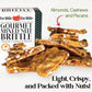 Brittle-Brittle Mixed Nut Brittle Candy, Handmade Gourmet Treat, Gluten Free, 12 oz Box, Pack of 8