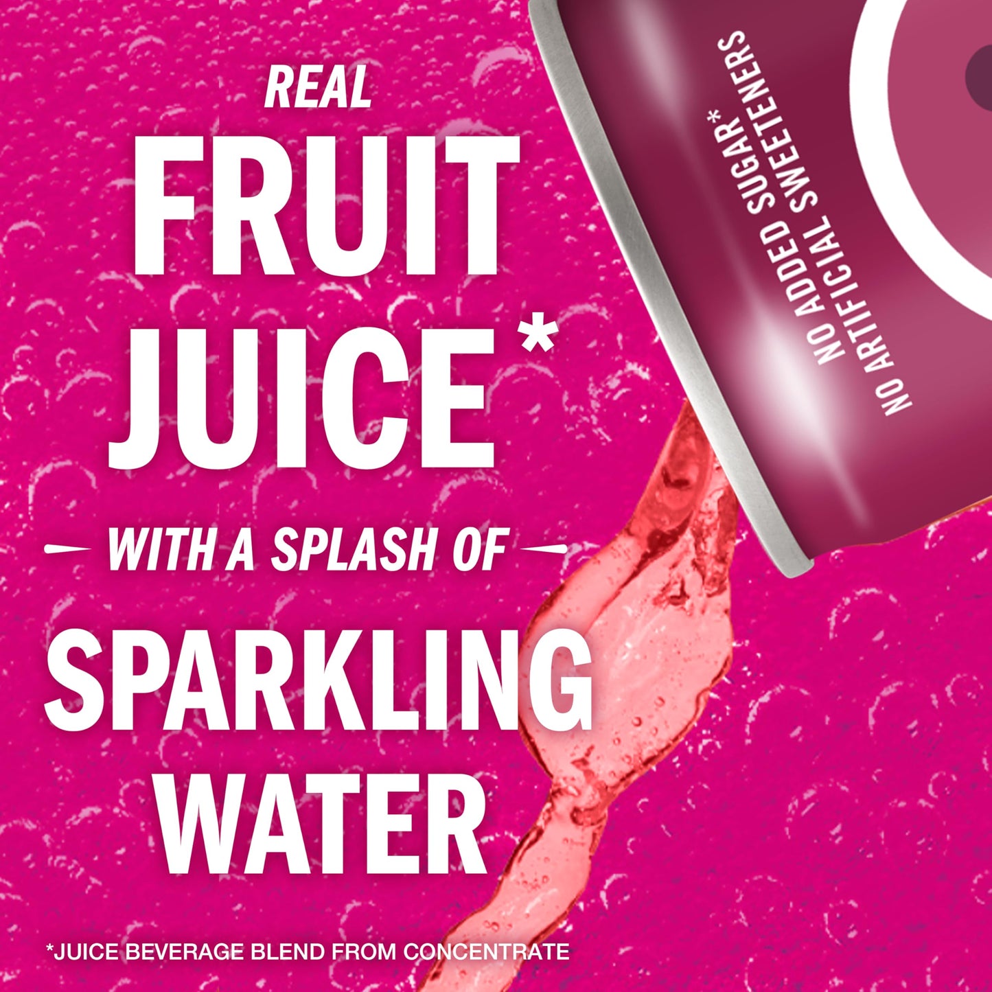 IZZE Sparkling Juice Beverage Blend, Blackberry, No Sugar Added, 8.4 FL OZ, 6 Cans