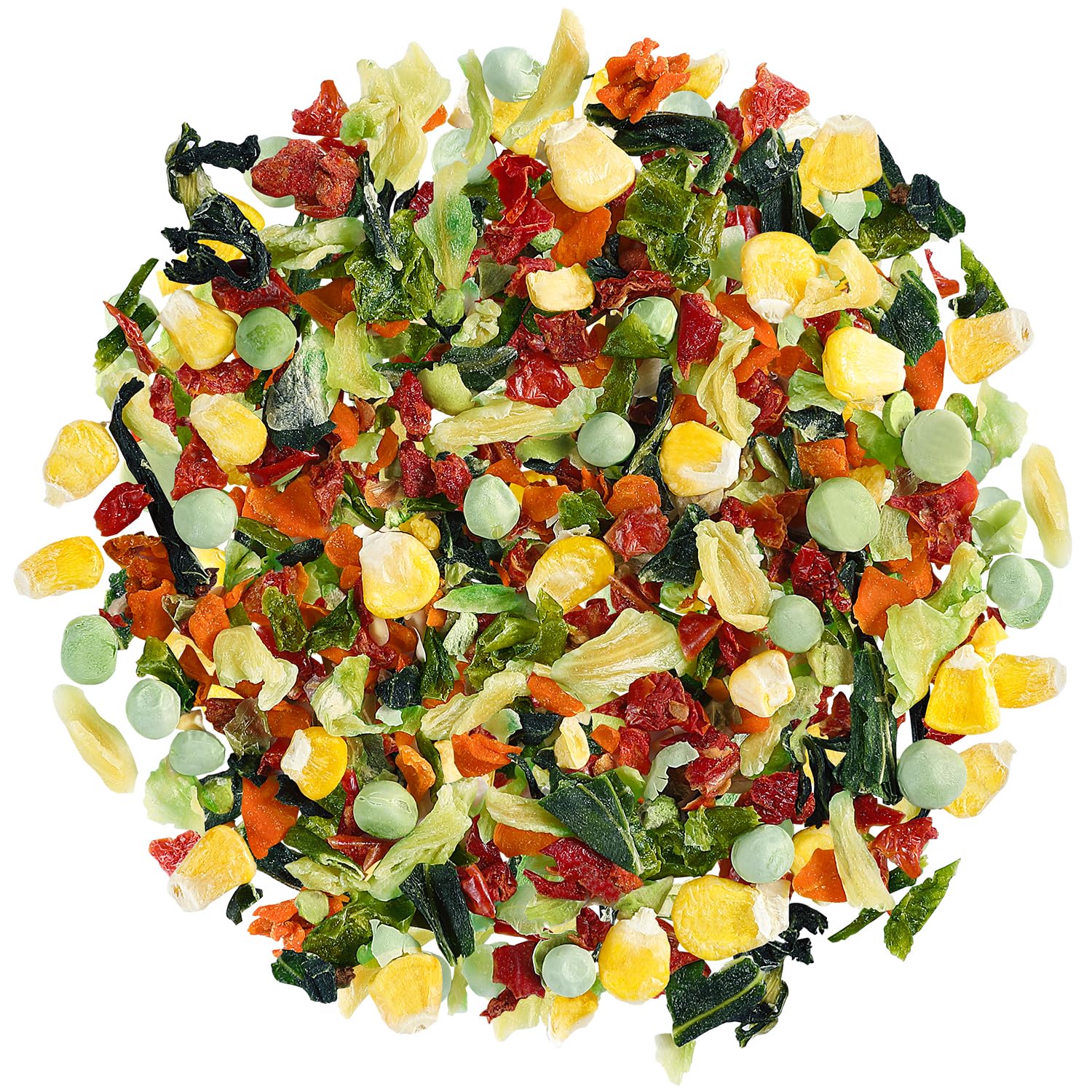 Dried Ramen Toppings, Dehydrated Vegetables Flakes, 8 Kinds of Freeze Dried Veggies, No Gluten & No Allergen, for Cooking, Campi