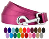 Country Brook Petz - 1 Inch Solid Color Nylon Dog Leash - Durable Clip - Soft Handle (1 Inch Wide, 4 Foot, Rose)