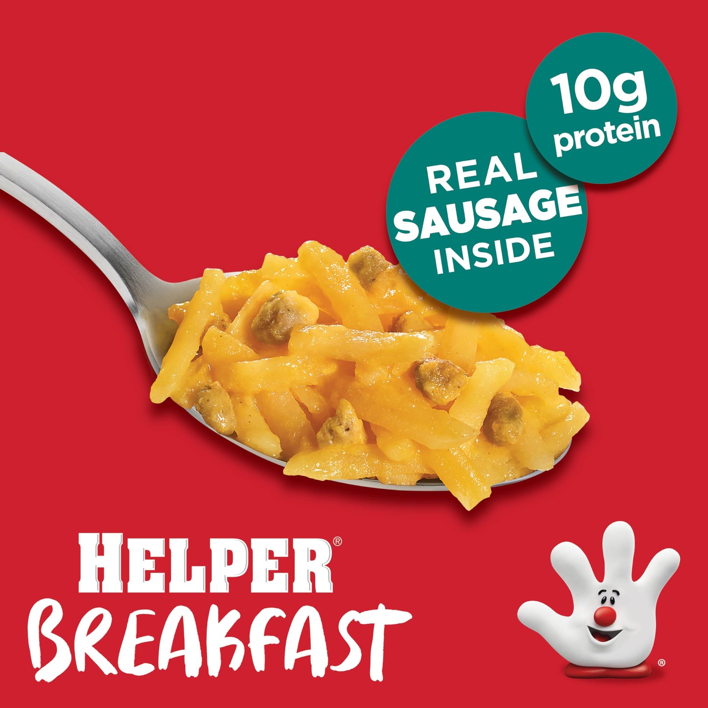 Hamburger Helper BREAKFAST Cheesy Hashbrowns Microwave Cup  2.3 oz (Pack of 6)