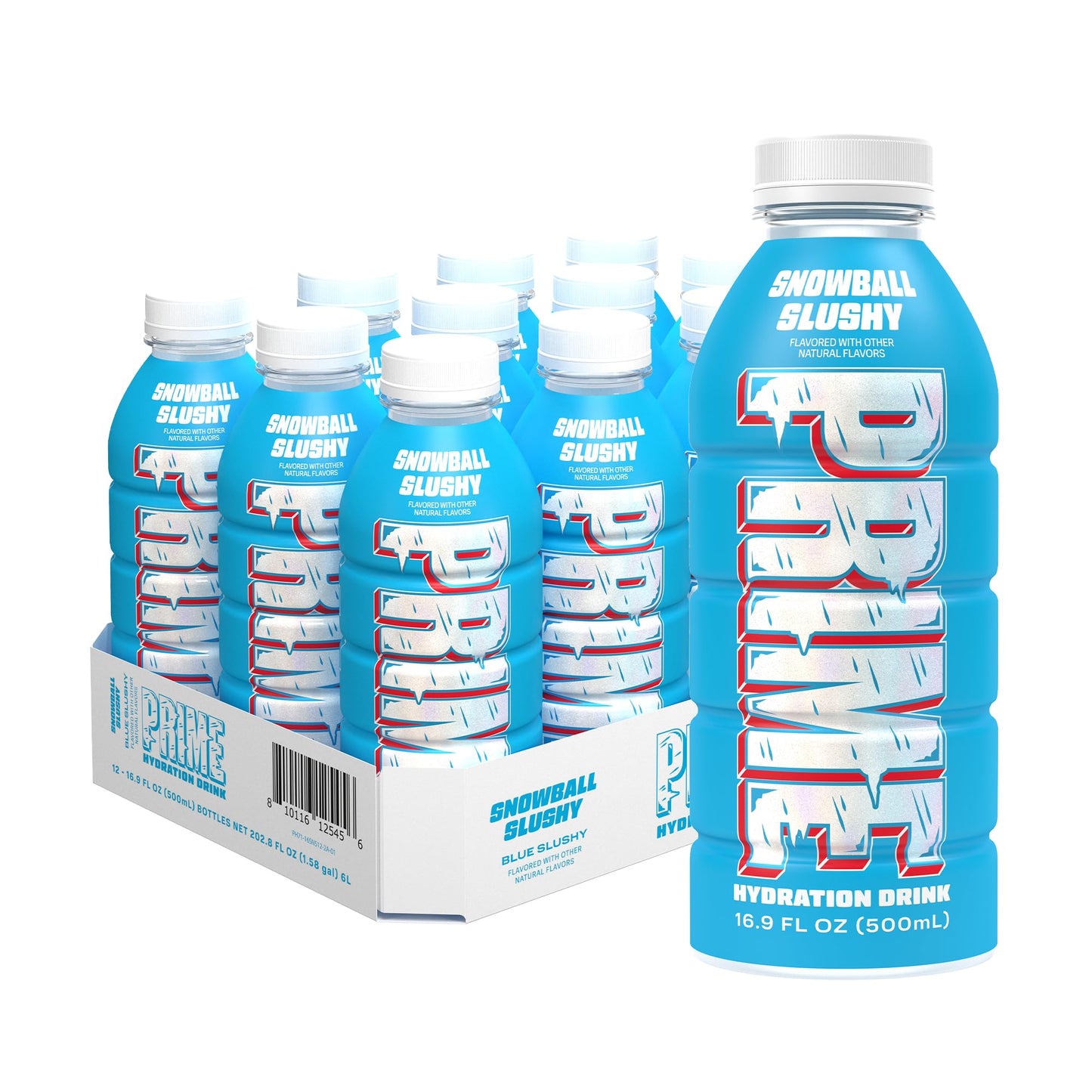 Prime Hydration  Sports Drinks  Electrolyte Enhanced For Replenishing Fluids  250Mg Bcaas  B Vitamins  Antioxidants  Low Sugar  16.9 Fl Oz  12 Pack