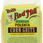 Bob's Red Mill Organic Corn Grits/Polenta, 24 Oz, Pack of 4