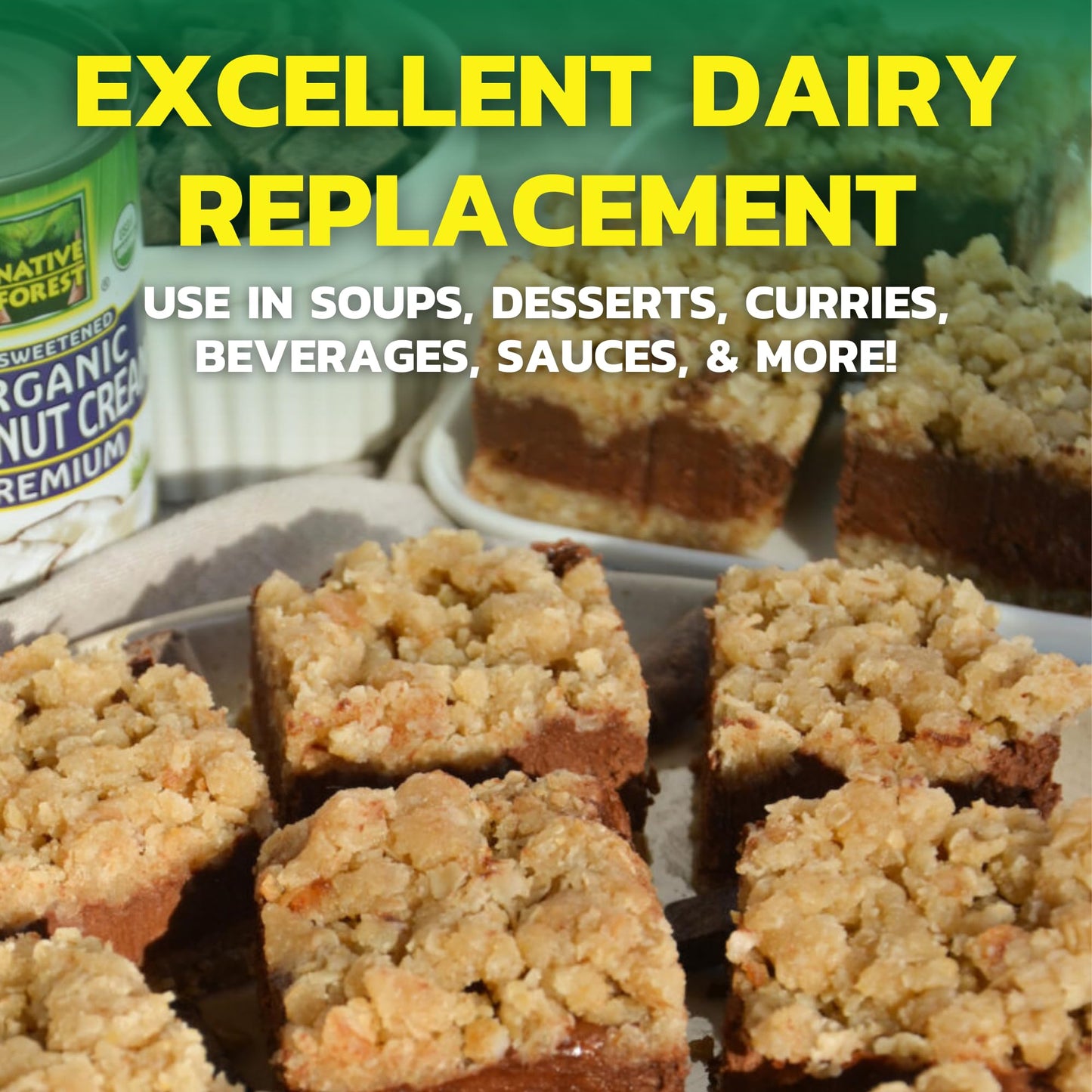 Native Forest Organic Premium Coconut Cream, Unsweetened, 5.4 Ounce Can