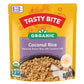 Tasty Bite Organic Coconut Rice, 8.8 Ounce, Pack Of 6, Ready To Eat, Microwavable, Vegan, Gluten-Free