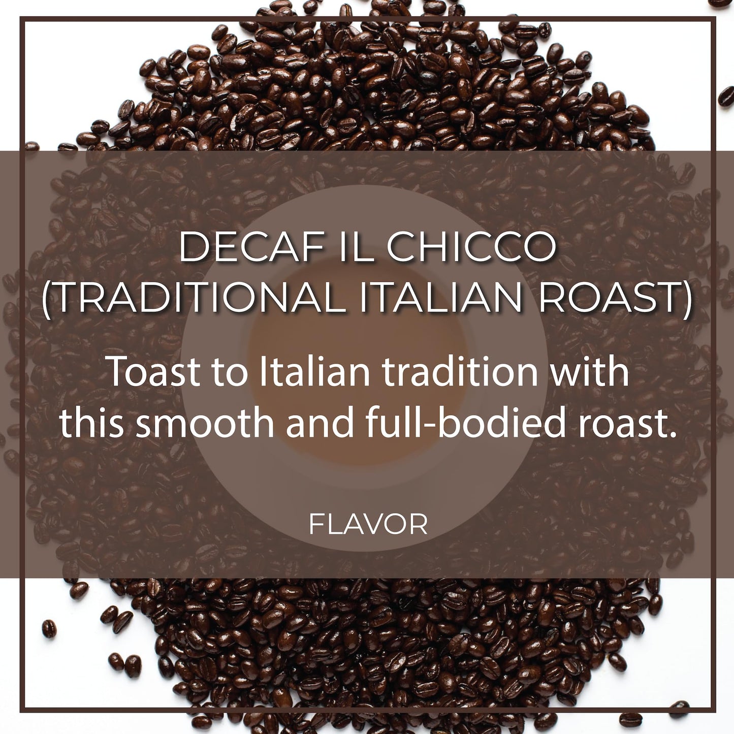 The Bean Organic Coffee Company Water Processed Decaf Il Chicco (Traditional Italian Roast), Dark Roast, Ground Coffee, 5-Pound