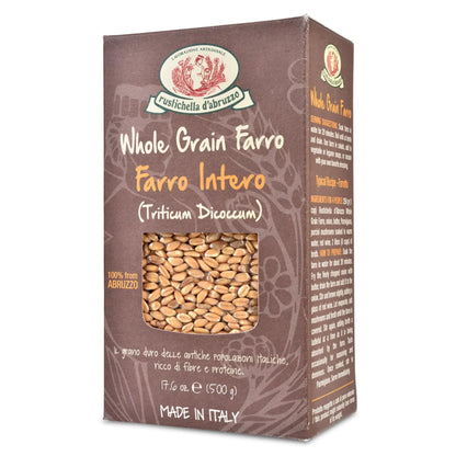 Rustichella d Abruzzo Whole Grain Farro,1.1 lb