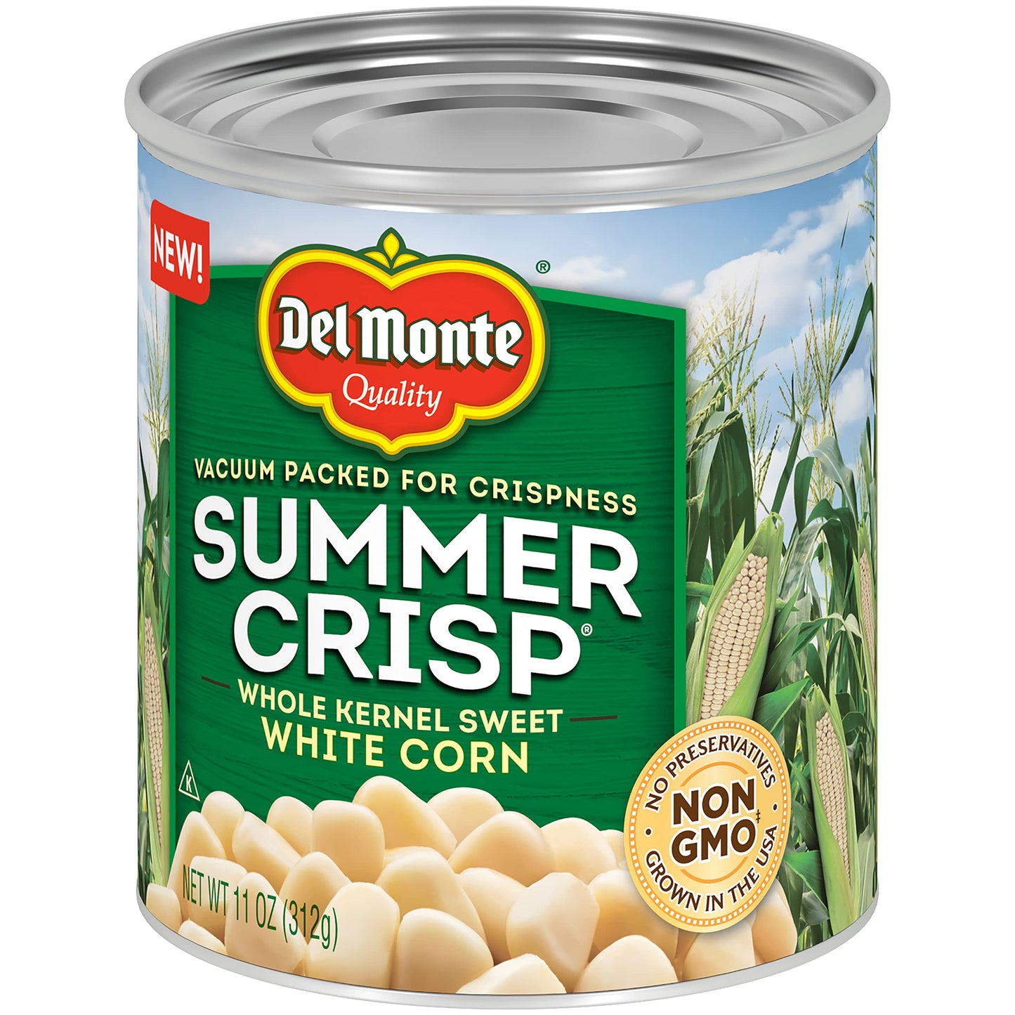 Del Monte Summer Crisp White Corn 11 oz (Pack of 12)