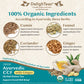 DelighTeas Organic Digest & Detox CCF Tea with Ginger, 3oz, Loose Leaf, USDA Organic, Caffeine Free, Non-GMO
