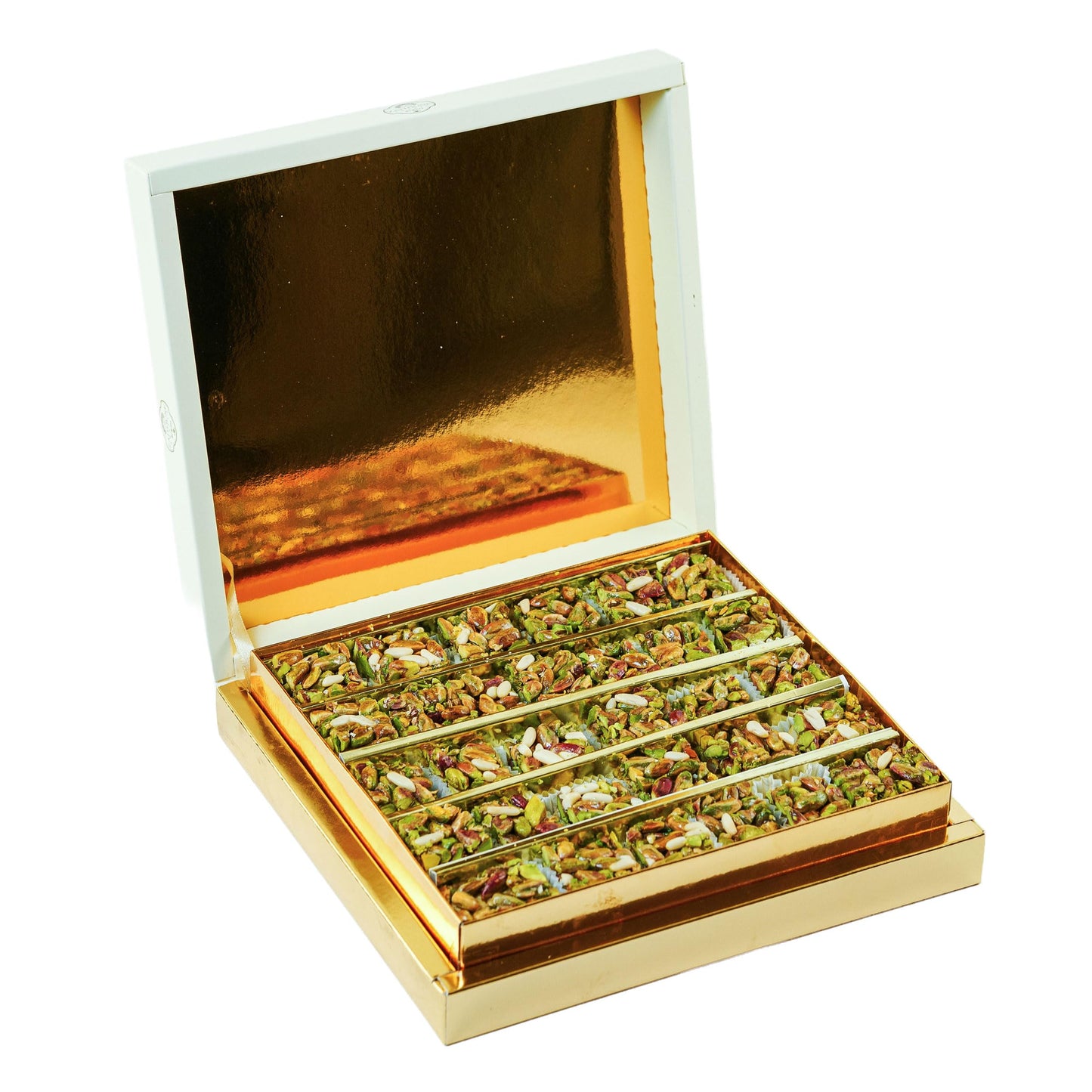 Zaitoune Tamriyah with Nuts Selection - 1.1 lb | Assorted Luxury Date Cookies with Pistachios, Pine Nuts, & Cashews | Authentic 