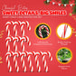Christmas Candy Mini Canes Stocking Stuffer Red And White Peppermint Sticks Candy Canes Individually Wrapped Bulk Christmas Candy For Décor, Parties & Gifts – 100 Count
