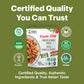 Pasta Zing Tomato & Basil Pasta, Authentic Italian Al-Dente Texture, Ready in 1 Minute, Made with Durum Wheat, 14g Protein 8.6g