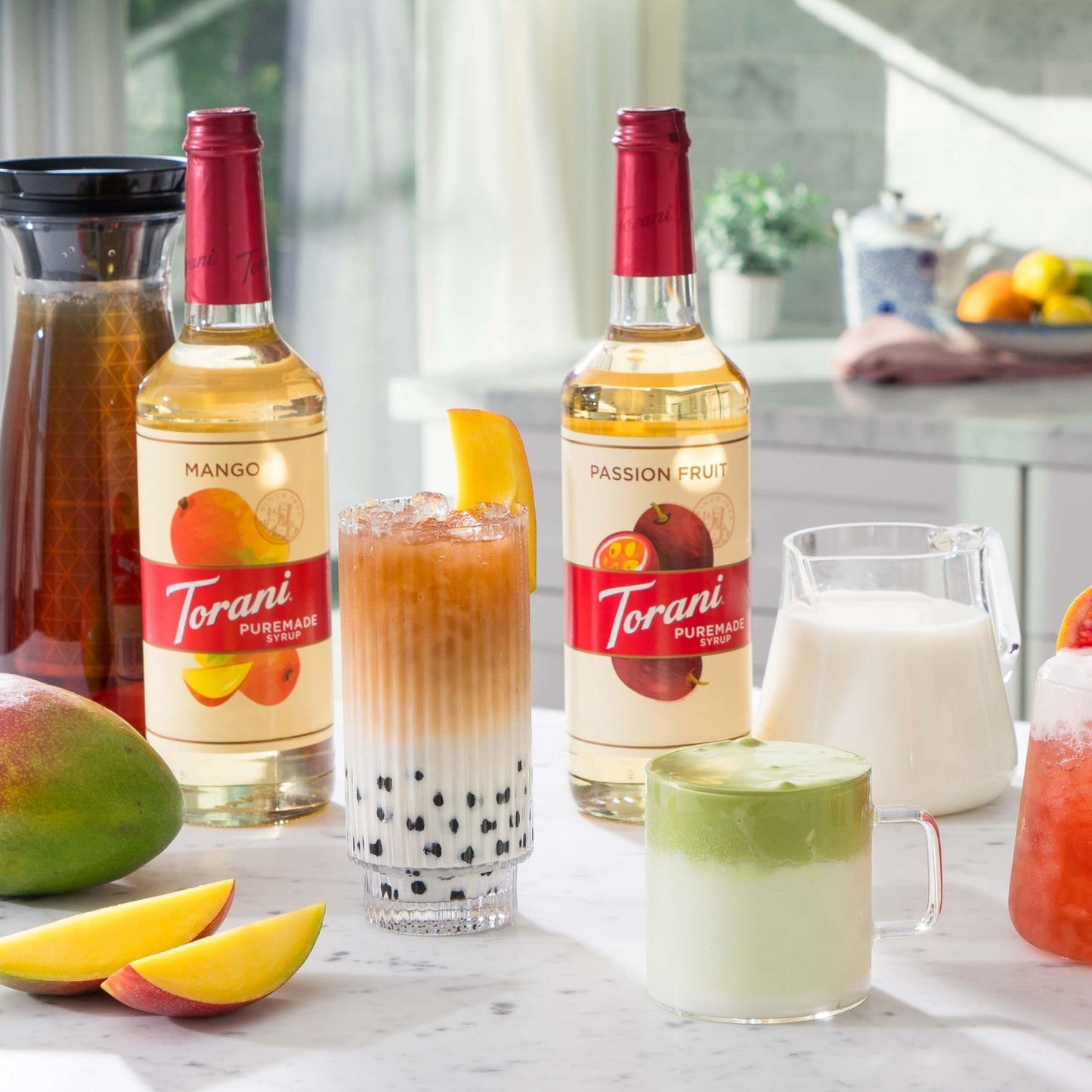 Torani Puremade Syrup, Cane Sugar, 25.4 Ounces (Pack of 4)