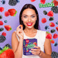 AMOS Peelerz Berry Assortment Gummy Candy 240g | Peelable Fruit-Shaped Gummies Made with Real Fruit Juice | Fun Peeling Snack fo