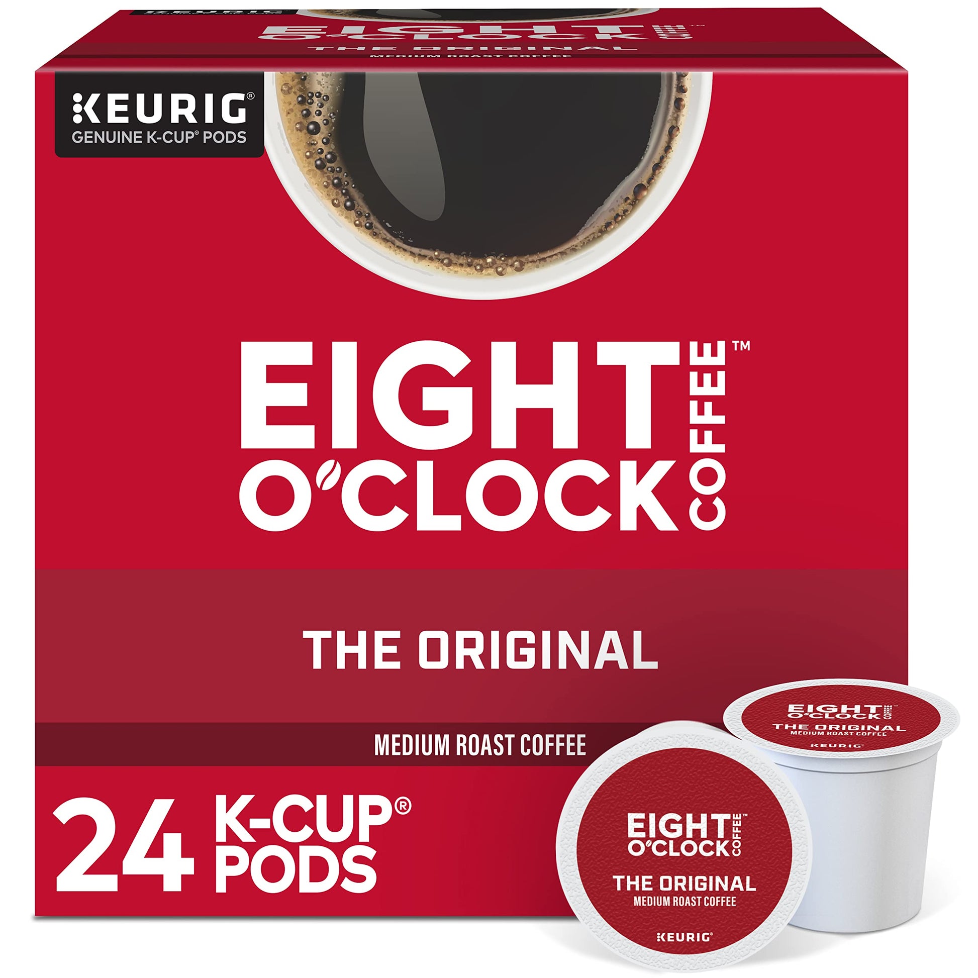 Eight OClock Coffee The Original Medium Roast K-Cup Pods, 24 Count, Original Version