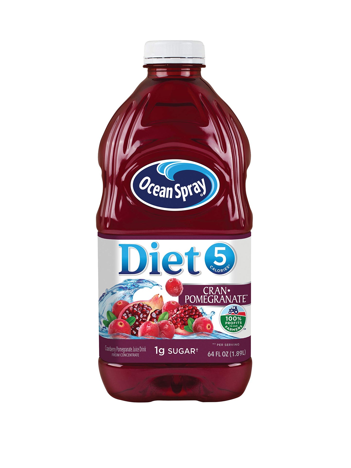 Ocean Spray Diet Cranberry Pomegranate, 64 Fl Oz (Pack of 8)