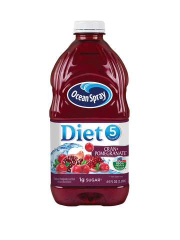 Ocean Spray Diet Cranberry Pomegranate, 64 Fl Oz (Pack of 8)