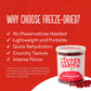 Supergarden Freeze Dried Berries 4 Pack - Raspberries & Strawberries, Perfect for Snacking, 3.8oz