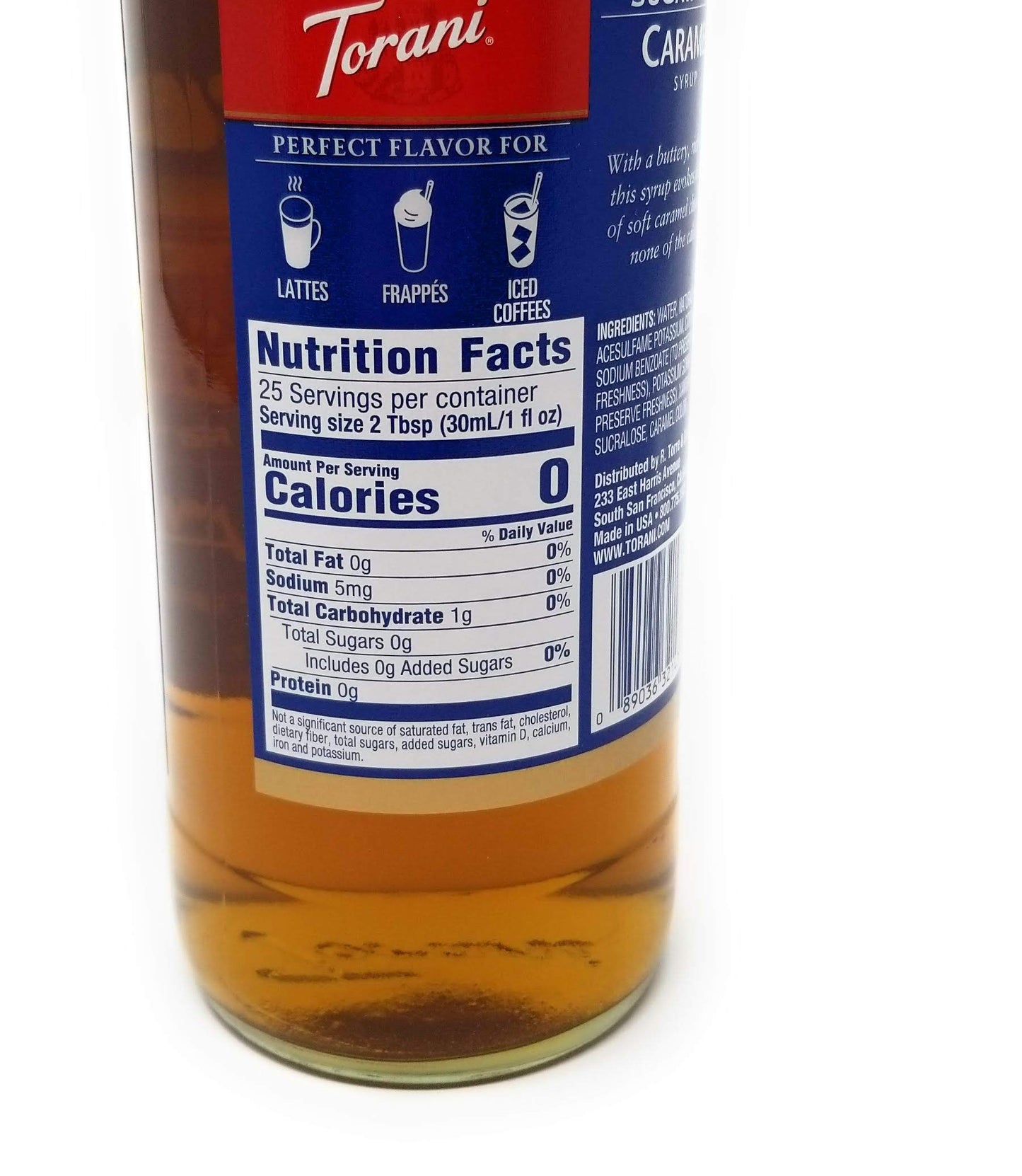 Torani Syrup Sf Caramel