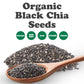 Food to Live - Organic Black Chia Seeds, 2.5 Pounds Non-GMO, Whole, Sproutable, Vegan, Kosher, Keto, Sirtfood, Bulk. Rich in Ess