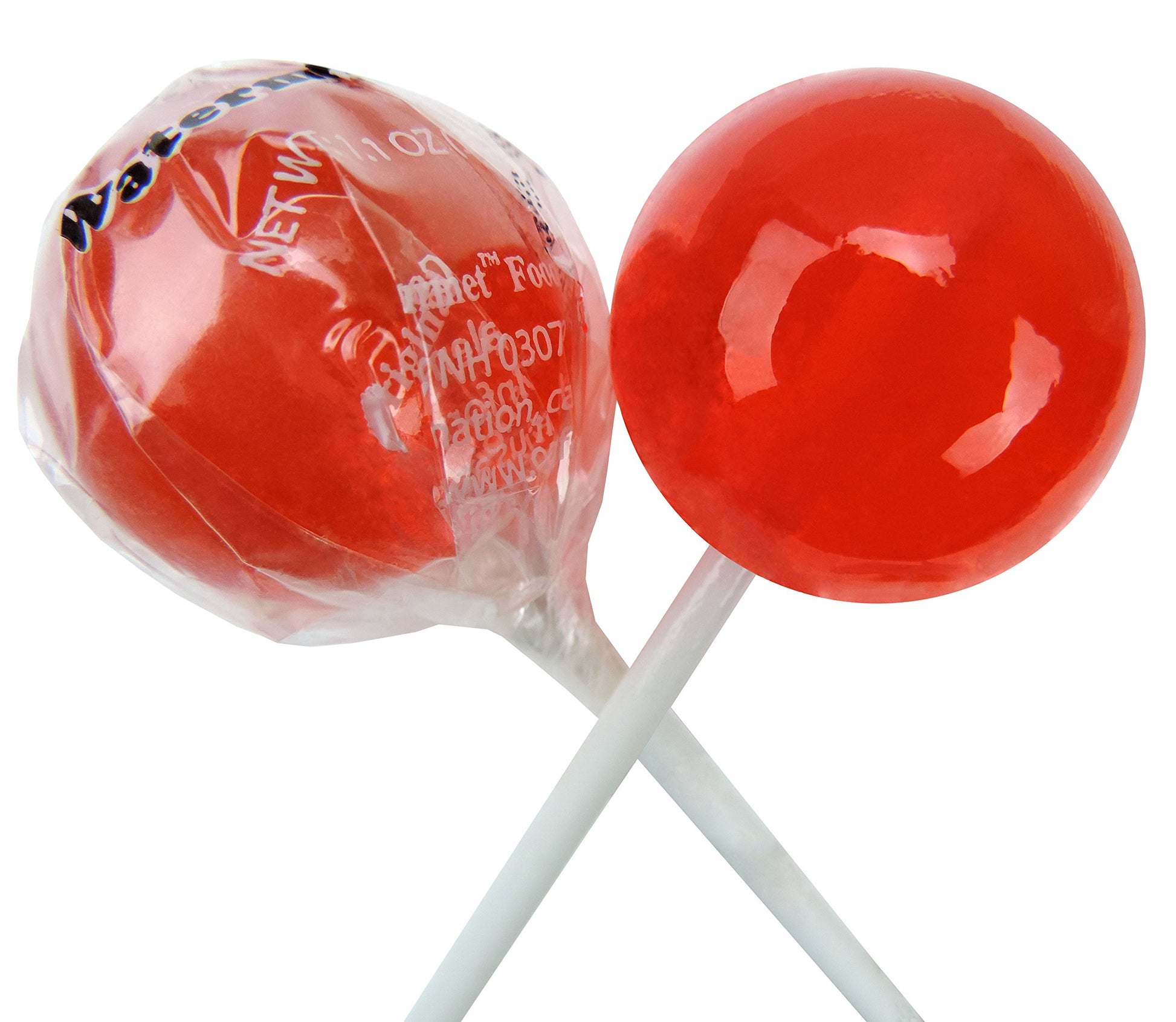 Original Gourmet Lollipops, Watermelon Flavor, 30 Count, Red
