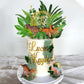 Dinosaur Cake Toppers Dinosaur Toy Figures Model Grass Cake Decorations For Boy Girl Birthday Baby Shower Dinosaur Theme Jungle