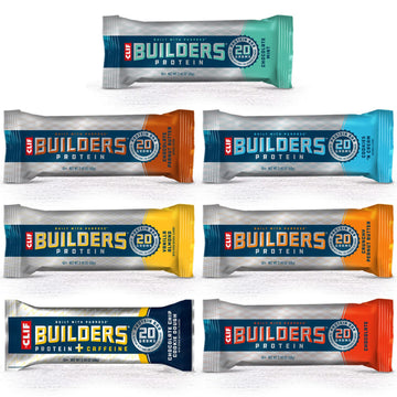 Clif Bar - Builders Protein Bar Variety Pack, 20G Of Protein, Gluten-Free, Non-Gmo, Low Glycemic, 33.6 Ounce