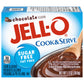 Jell-O Chocolate Pudding, Cook & Serve, Sugar Free, 1.3 Oz Box, 4 Packs