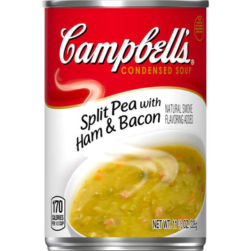 Campbell's Condensed Split Pea with Ham Soup, 11.5 oz. Can (Pack of 12)