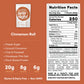 Oats Overnight Vegan Oats - Cinnamon Roll, 20g Protein, High Fiber, Gluten Free, 2.3 oz (Pack of 8)