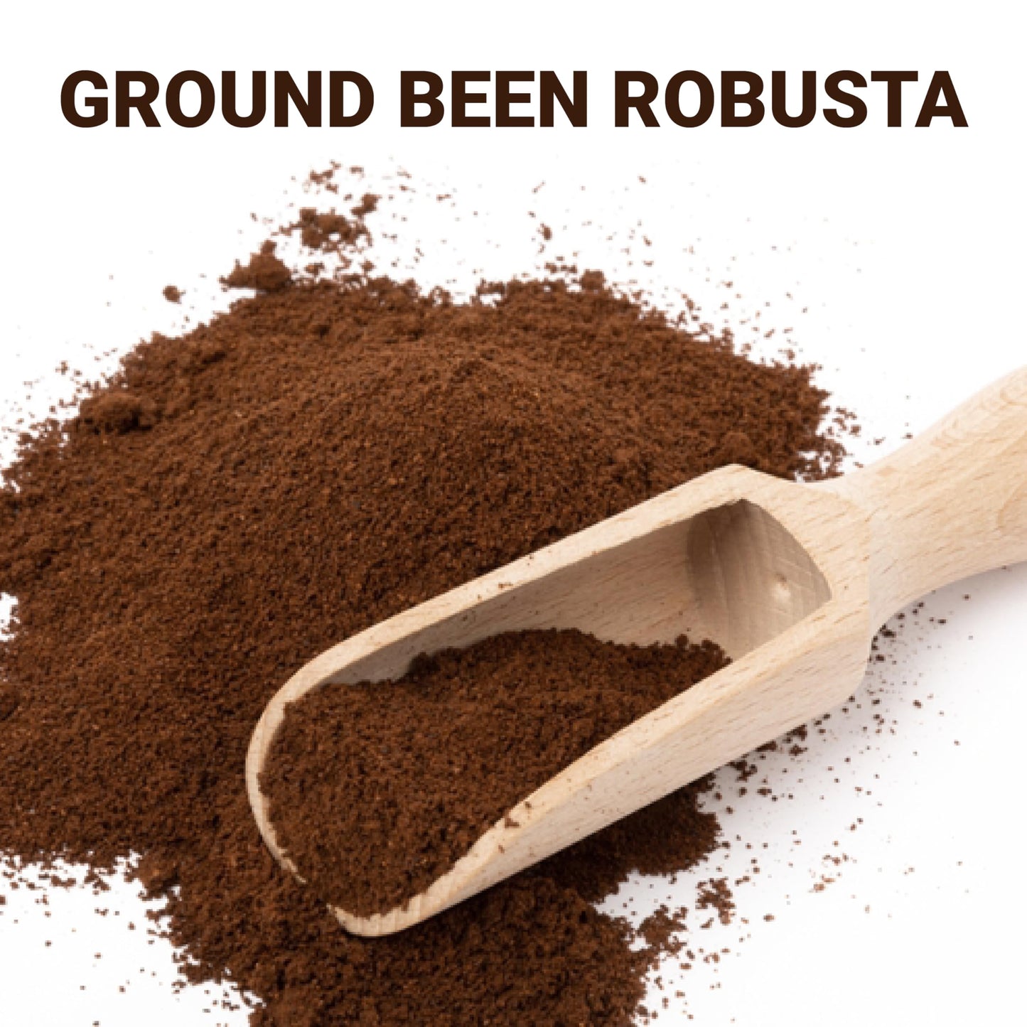 Doanhdang - 17.6 Oz Enhanced Robusta Ground Bean Coffee, 100% Robusta Medium Roast, Rich Flavor For Espresso Shot And Brew, Origin From Vietnam, Ground Med Roast Beans