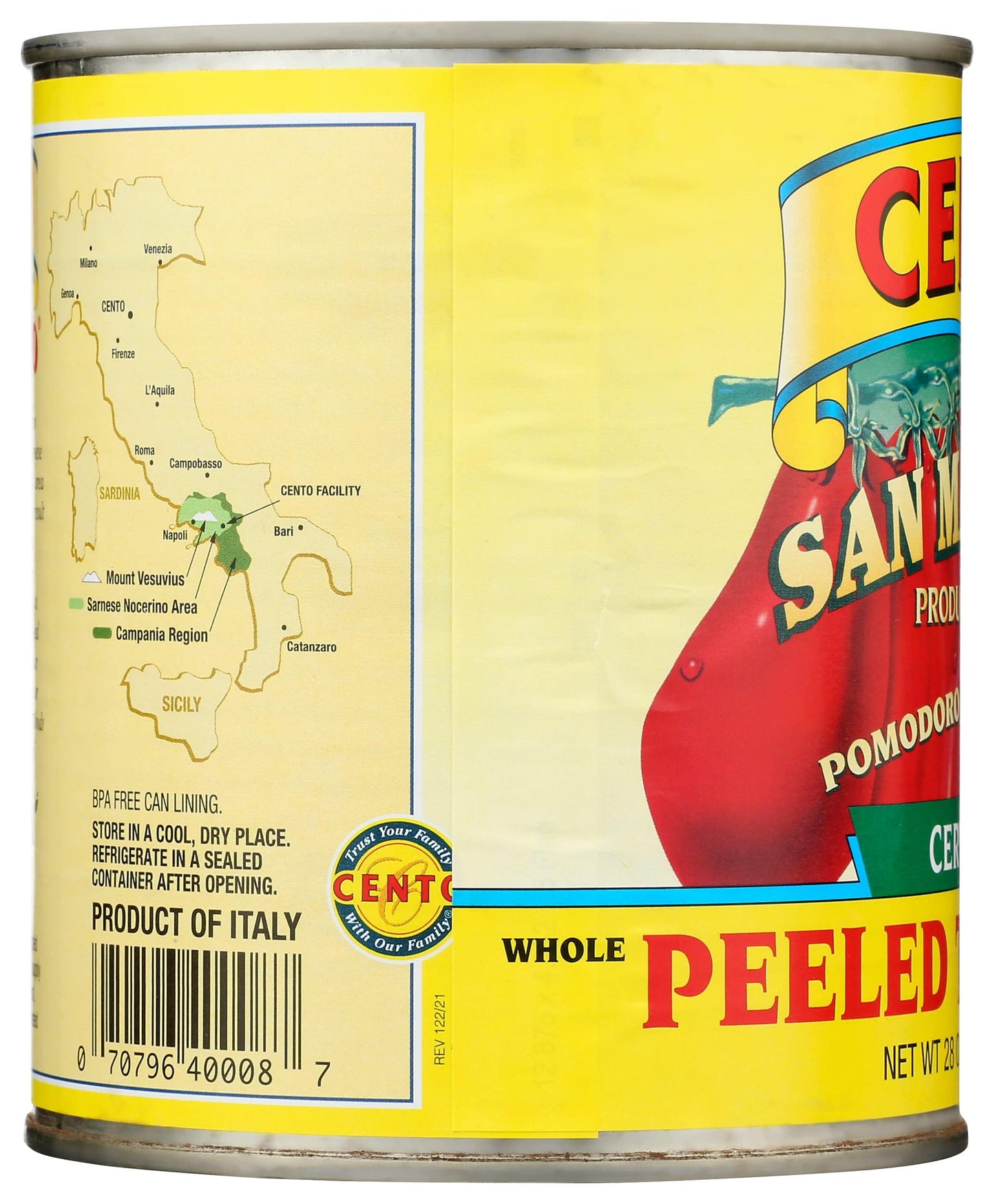 Cento Tomato San Mrzno PLD BSL 28 OZ