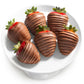 A Gift Inside Milk Chocolate Covered Strawberries, 6 Count Pack