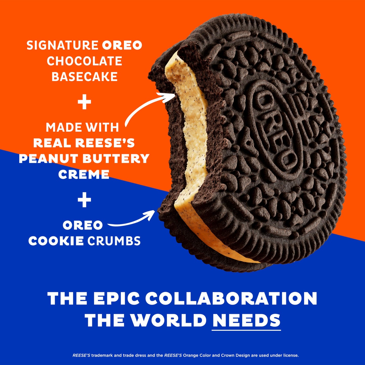 OREO REESES Peanut Buttery Creme Chocolate Sandwich Cookies  Limited Edition  10.81 oz