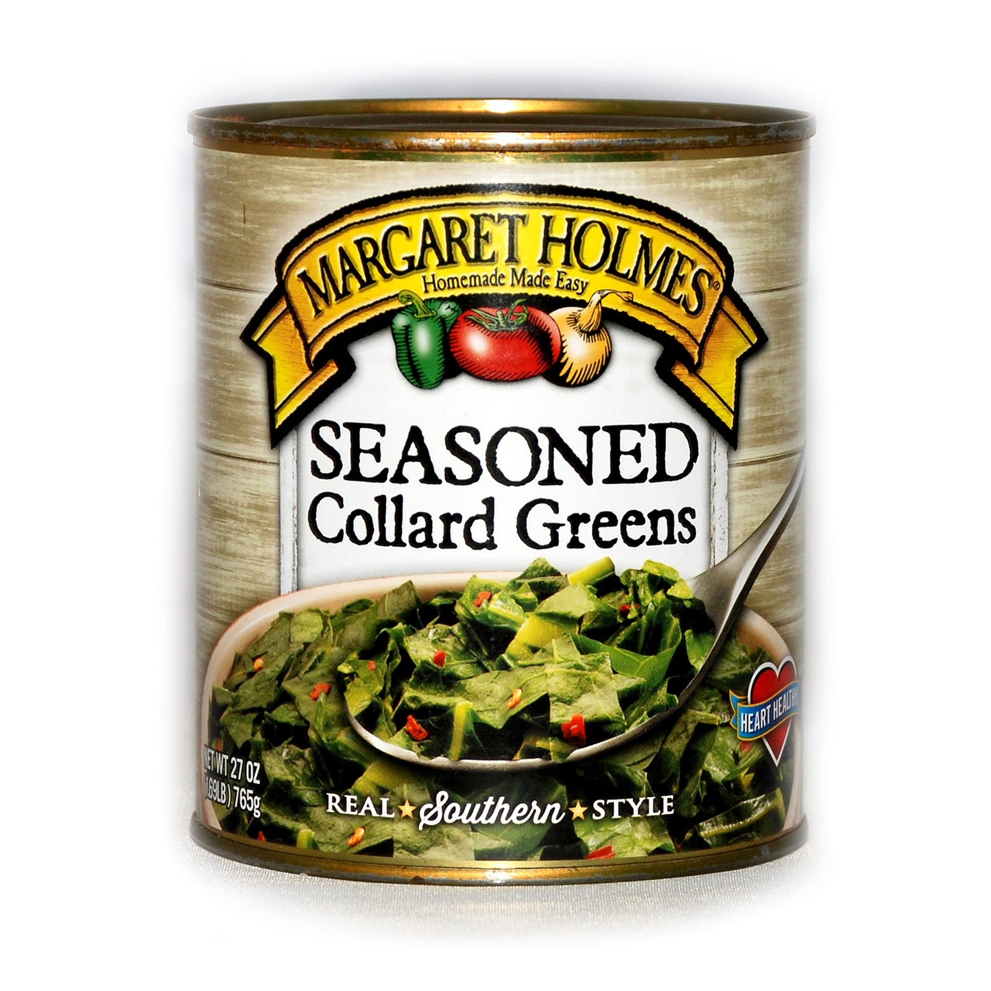 Margaret Holmes Greens Variety Pack - 27 Oz Cans, (Pack of 3) Turnips, Collards, and Mixed Greens