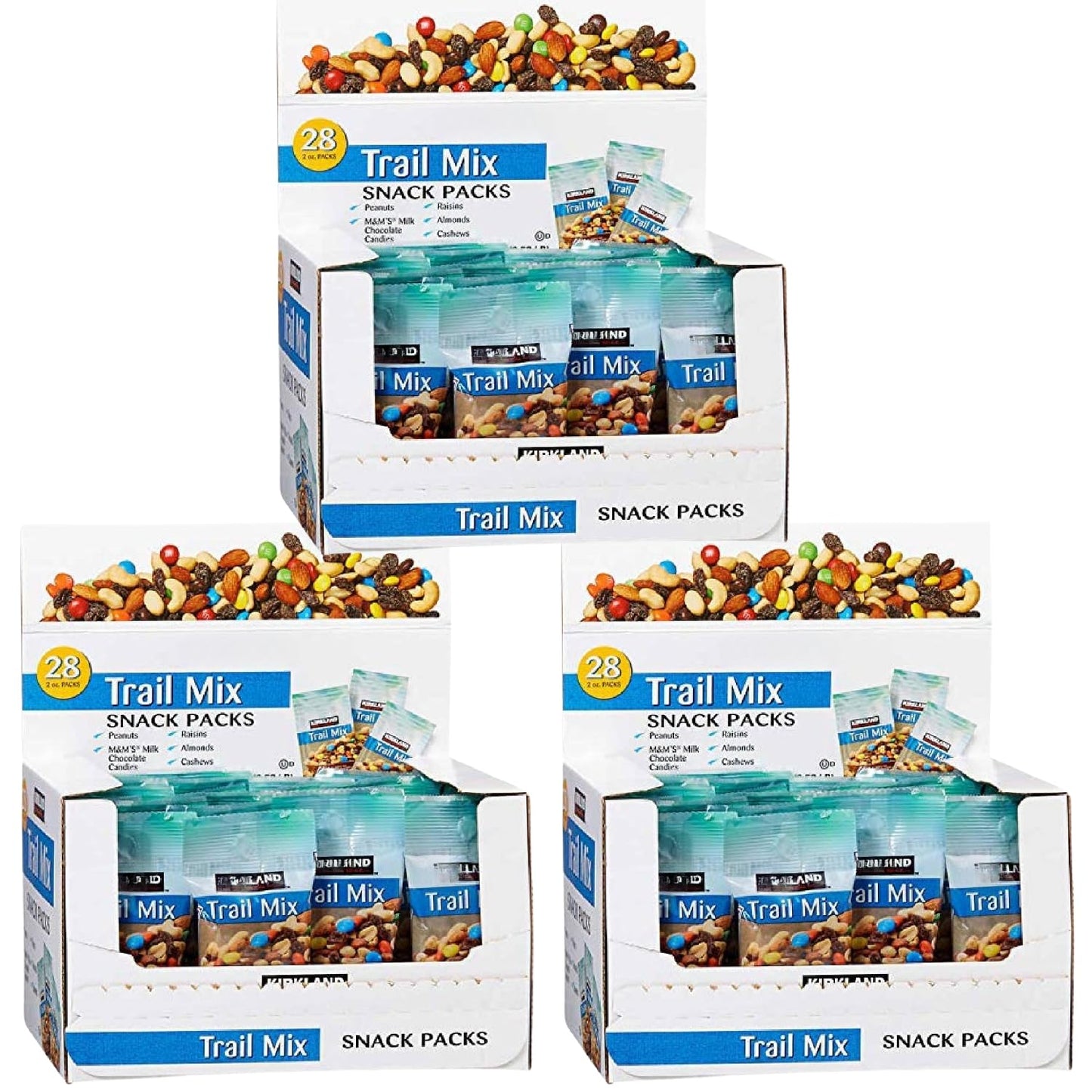 TAOindustry Trail Mix Snack Packs, 2 oz, 84 Count, Healthy Snack with Nuts, Raisins, and Chocolate