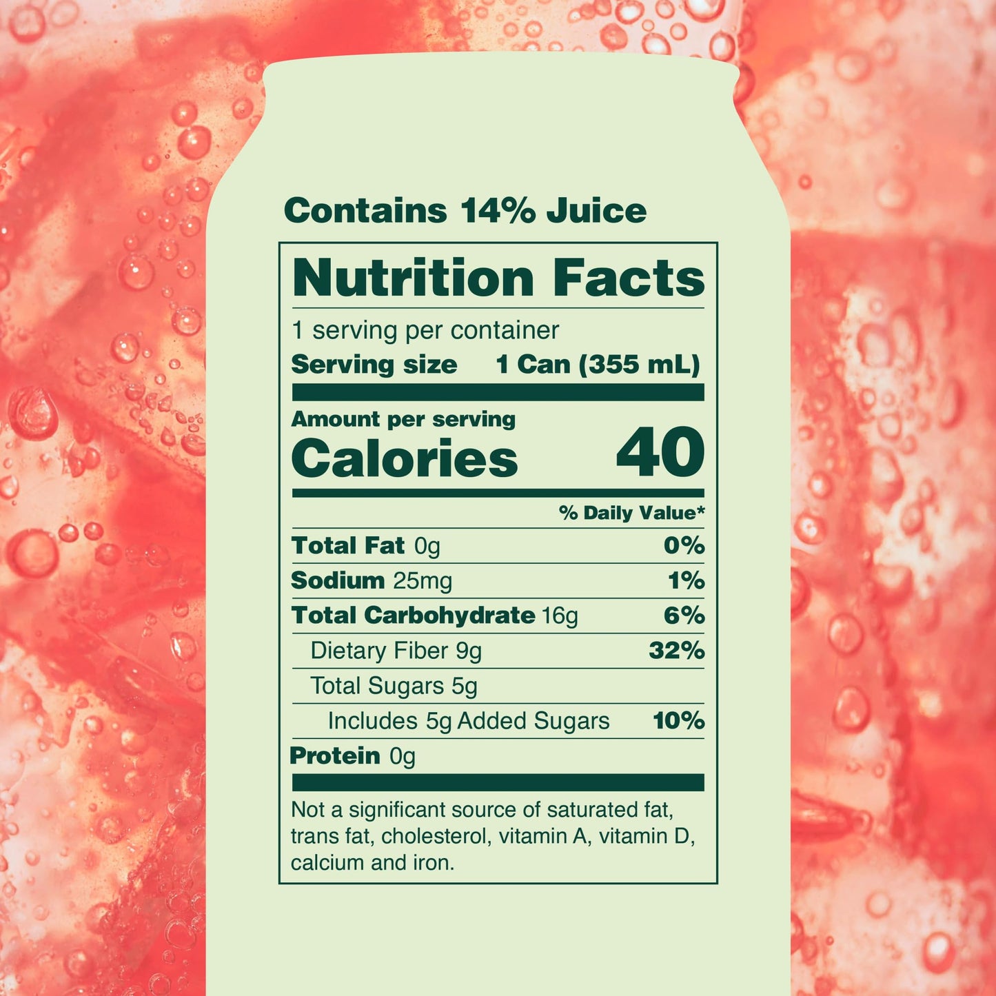 OLIPOP Prebiotic Soda, Watermelon Lime, Gluten Free, Vegan, 12oz (Pack of 12), Natural
