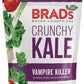 Brad'S Plant Based Organic Crunchy Kale, Vampire Killer, 3 Bags, 6 Servings Total